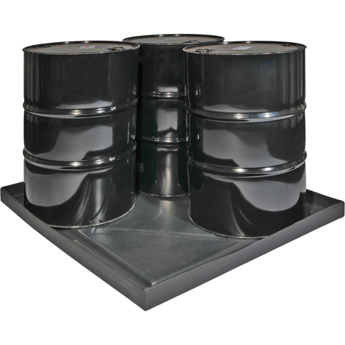 Coquilles de d&eacute;versements Econo Spill Shells , 51" lo x 47" la x 5" h, Cap. de d&eacute;versement 36 gal. US FMT Sales Ltd