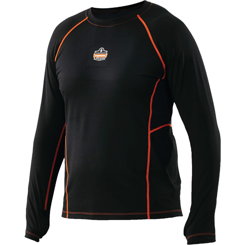 Maillots thermiques &agrave; manches longues, Hommes, Moyen, Noir FMT Sales Ltd