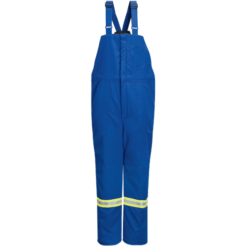 Salopettes isol&eacute;es de luxe r&eacute;sistantes aux flammes avec bandes r&eacute;fl&eacute;chissantes, Petit, Bleu royal FMT Sales Ltd