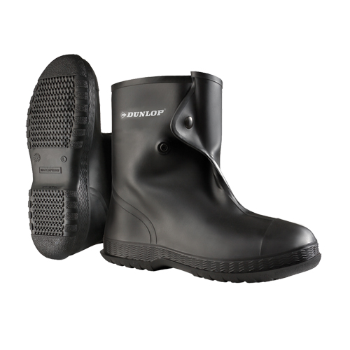 Bottillons de protection noirs de 10", PVC, Fermeture Bouton-pression, Convient &agrave; Hommes 6 - 7 FMT Sales Ltd