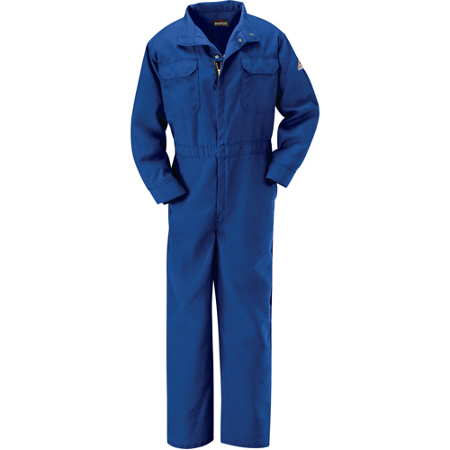 Flame-Resistant Premium Coveralls, Size 38, Royal Blue, 5.1 cal/cm² FMT Sales Ltd