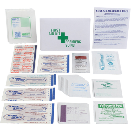 Trousses de premiers soins promotionnelles, Dispositif m&eacute;dical Classe 1, Portefeuille FMT Sales Ltd