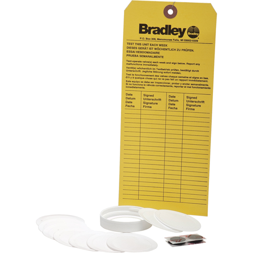 Recharge pour trousse d'inspection de douche oculaire portative FMT Sales Ltd
