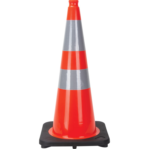 Traffic Cone, 28", Orange, 4" & 6" Reflective Collar(s) FMT Sales Ltd