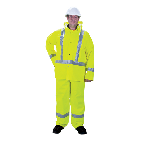 Imperm&eacute;able pour la circulation de premi&egrave;re qualit&eacute; RZ900, Polyester/PVC, Moyen, Jaune lime FMT Sales Ltd