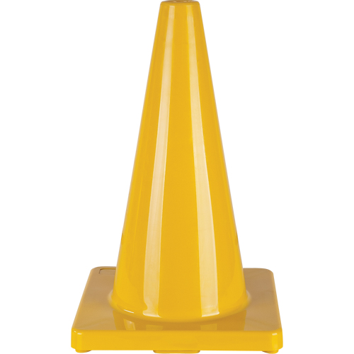 Coloured Traffic Cone, 18", Yellow FMT Sales Ltd