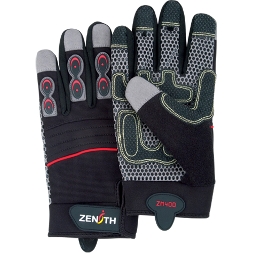 ZM400 Premium Mechanic's Gloves, Synthetic Palm, Size Medium FMT Sales Ltd