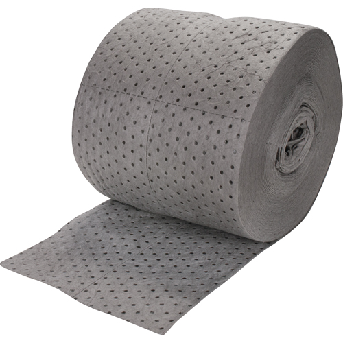Premium Bonded Sorbent Rolls, Heavyweight, 150' L x 15" W, 25 gal. Absorbancy FMT Sales Ltd