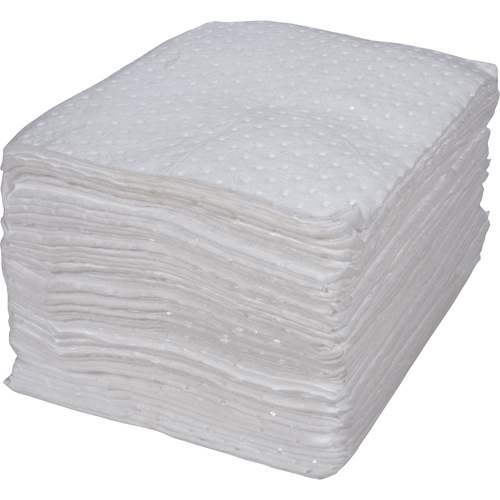 Premium Bonded Sorbent Pads, Oil Only, 15" x 17", 15 gal. Absorbancy FMT Sales Ltd