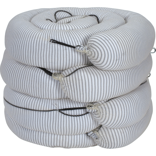 Barrage absorbant de premi&egrave;re qualit&eacute;, Universel, 10' lo x 8" la, Absorption 70 gal., 4 /pqt FMT Sales Ltd