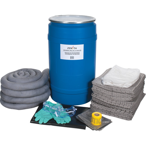 Large-Capacity Spill Kit, Universal, Drum, 30 US gal. Absorbancy FMT Sales Ltd