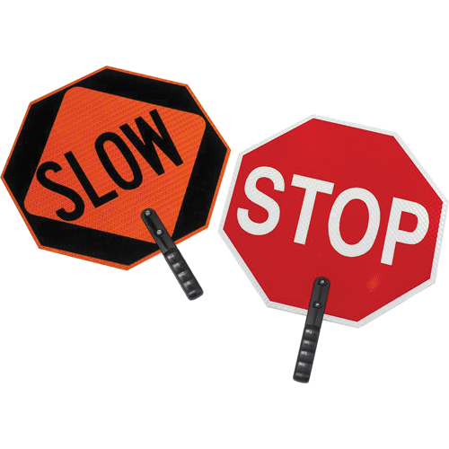 Double-Sided "Stop/Slow" Traffic Control Sign FMT Sales Ltd