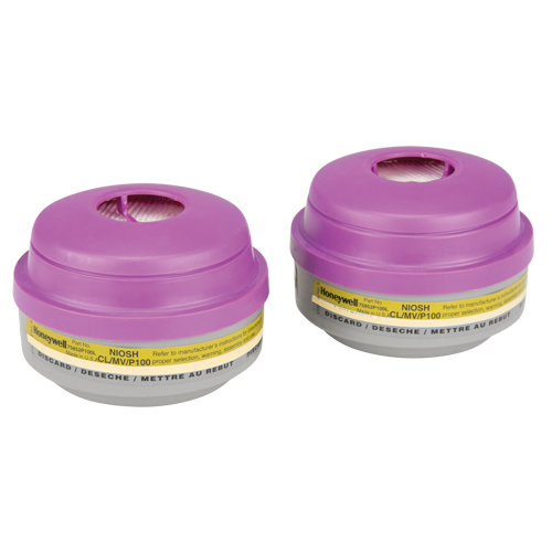 Cartouches pour respirateur s&eacute;rie N de North, Cartouche gaz/vapeur, M&eacute;thylamine FMT Sales Ltd