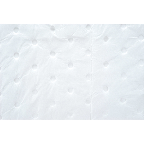 Industrial-Grade Fine Fibre Sorbent Rolls, Heavyweight, 150' L x 30" W, 70 gal. Absorbancy FMT Sales Ltd