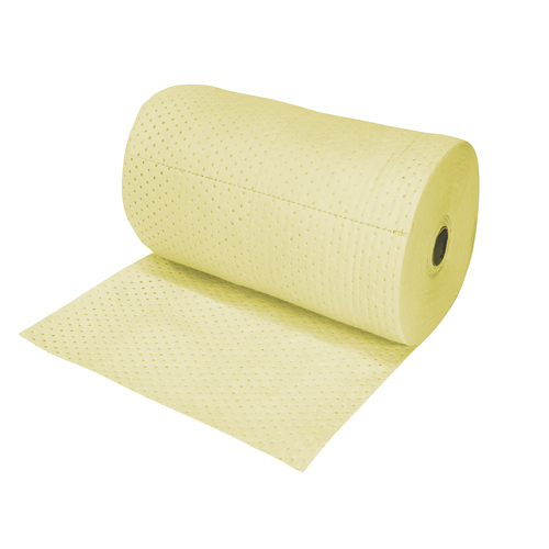 Rouleaux absorbants en fibres fines de calibre industriel, Poids moyen, 150' lo x 30" la, Absorption 50 gal. FMT Sales Ltd