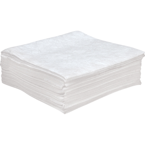 Premium Anti Static Sorbent Pads, Oil Only, 30" x 30", 55 Gal. Absorbancy FMT Sales Ltd