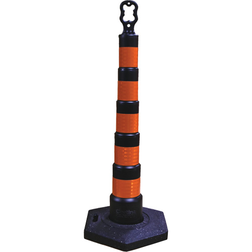 D&eacute;lin&eacute;ateurs de d&eacute;viation Grip N Go, Hauteur 49", Noir FMT Sales Ltd