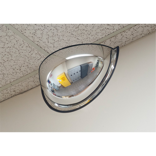 Miroir en d&ocirc;me 180°, Demi-d&ocirc;me, Dessus ouvert, Diam&egrave;tre 20" FMT Sales Ltd