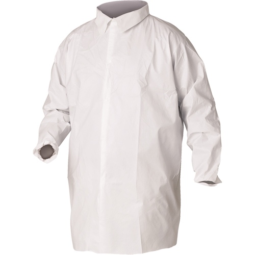 KleenGuard A20 Lab Coats, SMS, White, Large FMT Sales Ltd
