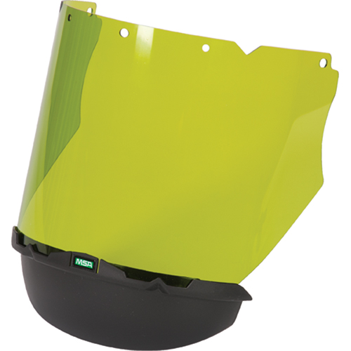 Visi&egrave;res V-Gard avec mentonni&egrave;re pour les travaux avec l'arc &eacute;lectrique, Polycarbonate, Teinte Vert FMT Sales Ltd