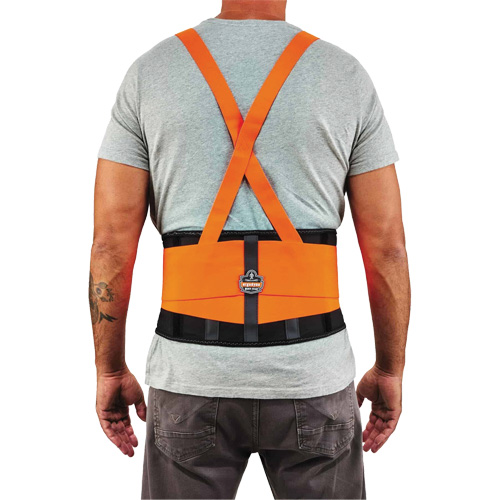 Ceinture de support dorsal haute visibilit&eacute; en &eacute;lasthanne ProFlex 100HV, &eacute;lastique, T-petit FMT Sales Ltd