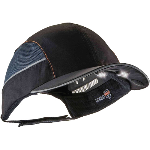 Casquette &agrave; bord court avec &eacute;clairage DEL Skullerz 8960, Noir FMT Sales Ltd