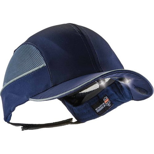 Casquette &agrave; bord long avec &eacute;clairage DEL Skullerz 8960, Bleu marin FMT Sales Ltd