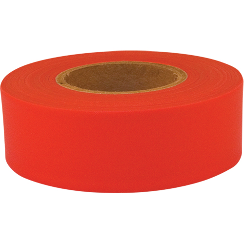 Ruban de signalisation Sub-Zero, 1,2" la x 150' lo, Rouge fluorescent FMT Sales Ltd