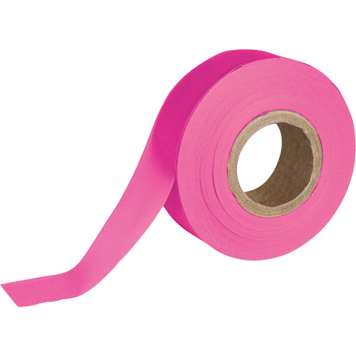 Ruban pour signalisation, 1,188" la x 150' lo, Rose fluorescent FMT Sales Ltd