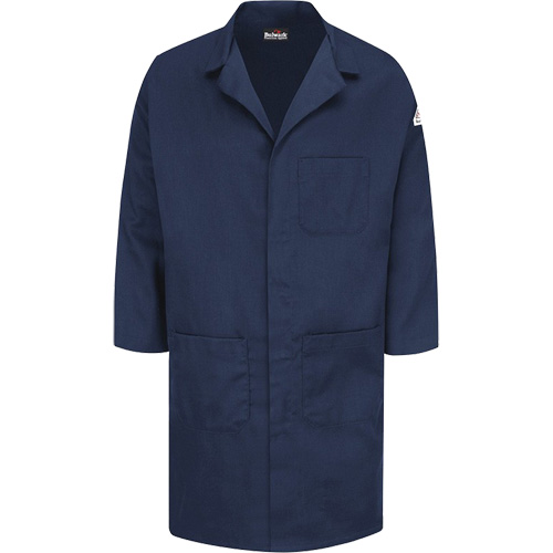 Blouse de laboratoire Excel FR ComforTouch, Coton, Grand, Bleu marin FMT Sales Ltd