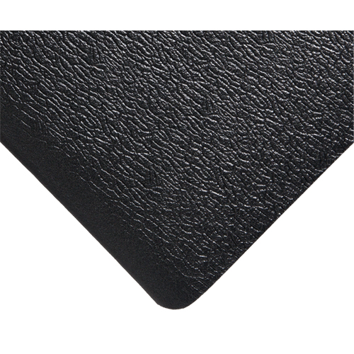 Tapis Deluxe Soft Step No 444, Rugueux, 3' x 5' x 5/8", Noir, &eacute;ponge en PVC FMT Sales Ltd