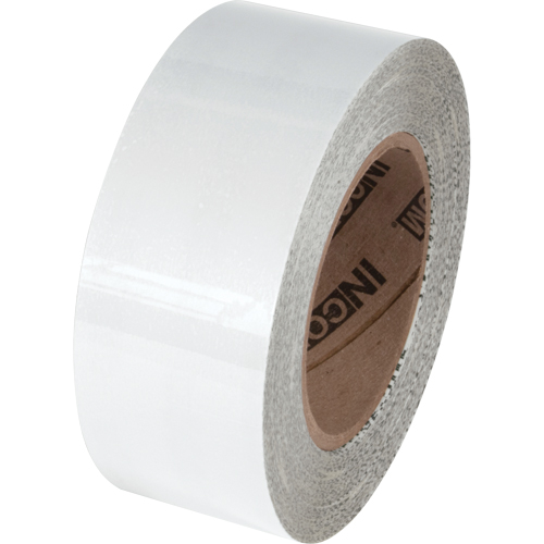 Tuff Mark&reg; Floor Marking Tape, 2" x 100', Polyester, White FMT Sales Ltd