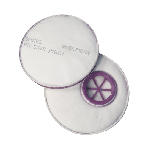 Filtre pour respirateur Diskit, Filtre contre les particules avec suppresion de vapeurs nuisibles, Vapeur organique/Filtre P100 FMT Sales Ltd