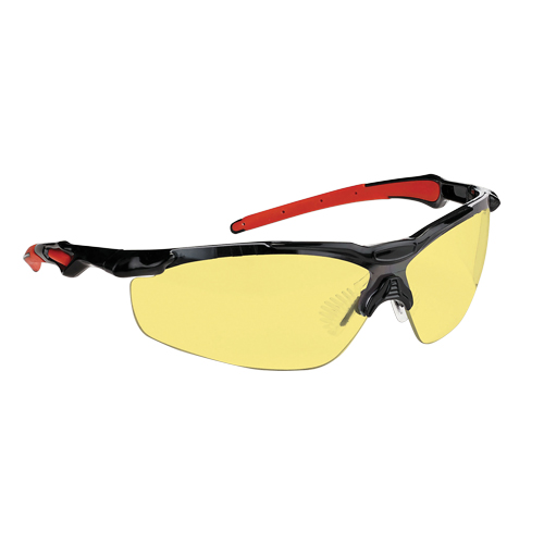 Dynamic Hawk Series Safety Glasses, Amber Lens, Anti-Fog, ANSI Z87+/Meets/Exceeds CSA Z94.3 FMT Sales Ltd