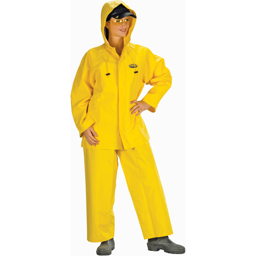V&ecirc;tements imperm&eacute;ables Hurricane ignifuges et r&eacute;sistants &agrave; l'huile, v&ecirc;tements imperm&eacute;ables, 4T-Grand, Jaune FMT Sales Ltd