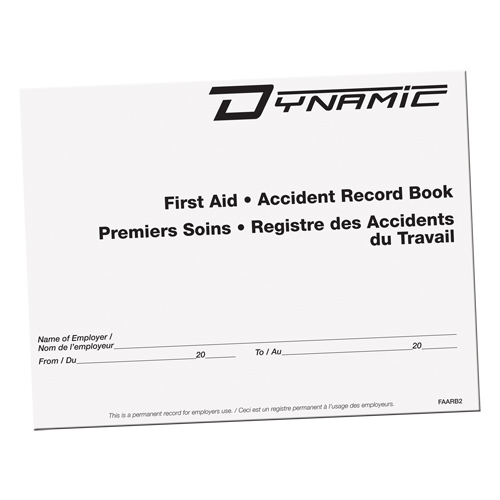 Livret pour rapport d'accident Dynamic FMT Sales Ltd