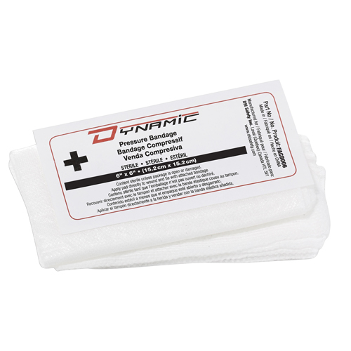 Dynamic Compress Bandage, 6" L x 6" W FMT Sales Ltd