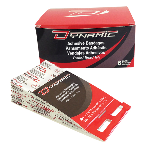 Dynamic Adhesive Bandage Dispenser Refill, Fingertip, 3", Fabric, Non-Sterile FMT Sales Ltd