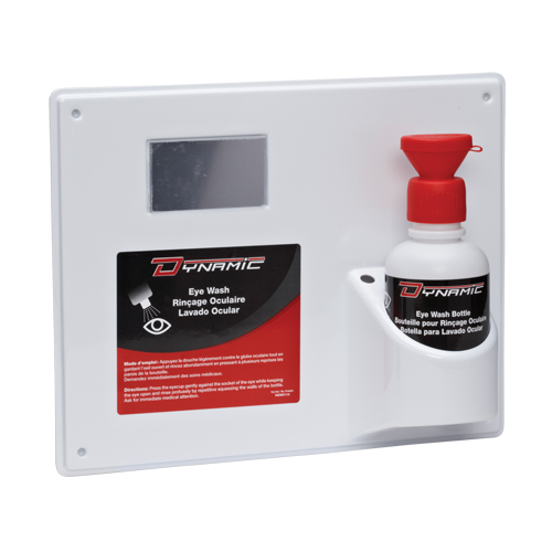 Douche oculaire avec bouteilles vides Dynamic, Simple FMT Sales Ltd