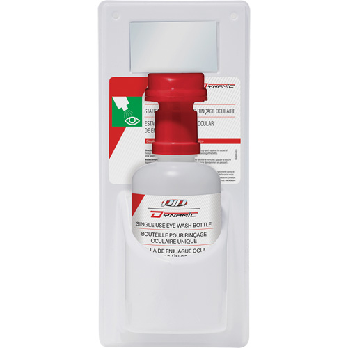 Dynamic Single-Use Eyewash Station with Isotonic Solution, Single FMT Sales Ltd
