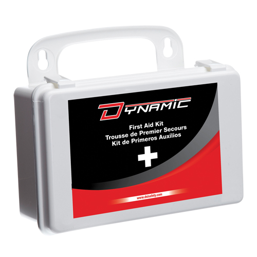 Trousse de premiers soins des brûlures pour soudeurs Dynamic, Dispositif m&eacute;dical Classe 1, Boîte en plastique FMT Sales Ltd