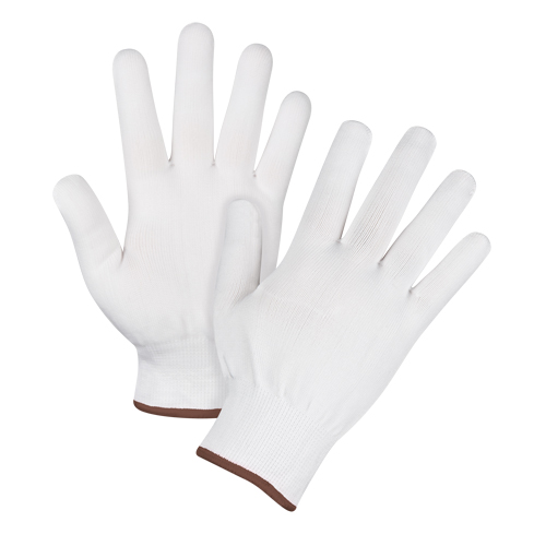 Seamless String Knit Gloves, Polyester, 15 Gauge, Men's FMT Sales Ltd