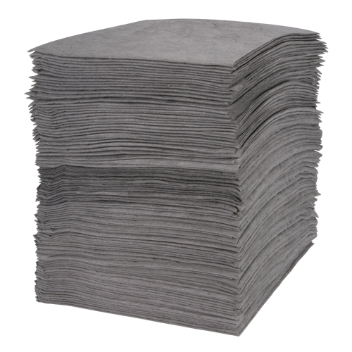 Premium Meltblown Sorbent Pads, Universal, 15" x 18", 30 gal. Absorbancy FMT Sales Ltd