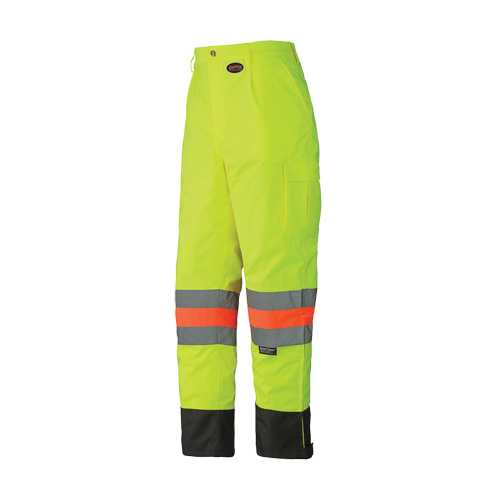 6039 Pantalon de s&eacute;curit&eacute; imperm&eacute;able pour le contr&ocirc;le de la circulation, Polyester, T-petit, Jaune lime haute visibilit&eacute; FMT Sales Ltd