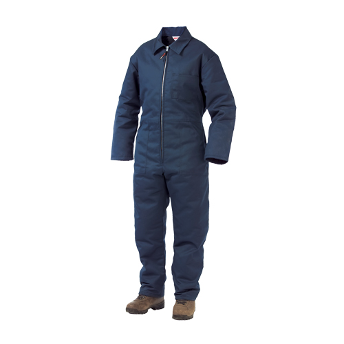 Lined Twill Coveralls, Men's, Navy Blue, Size Large FMT Sales Ltd