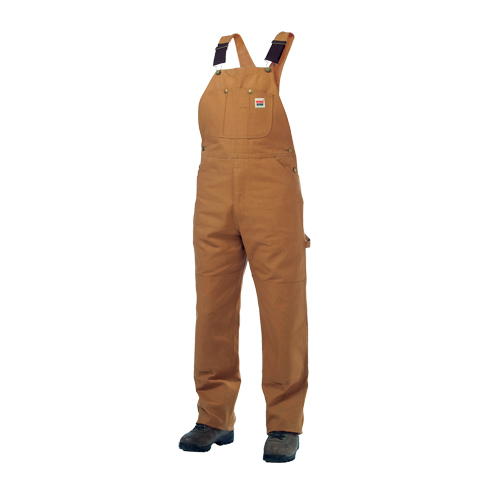 Salopettes en canevas de coton non doubl&eacute;e, Hommes, Grand, Brun FMT Sales Ltd