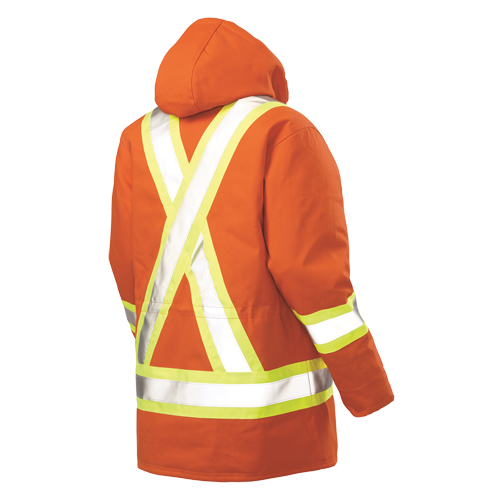 Safety Parka, High Visibility Orange, Large FMT Sales Ltd