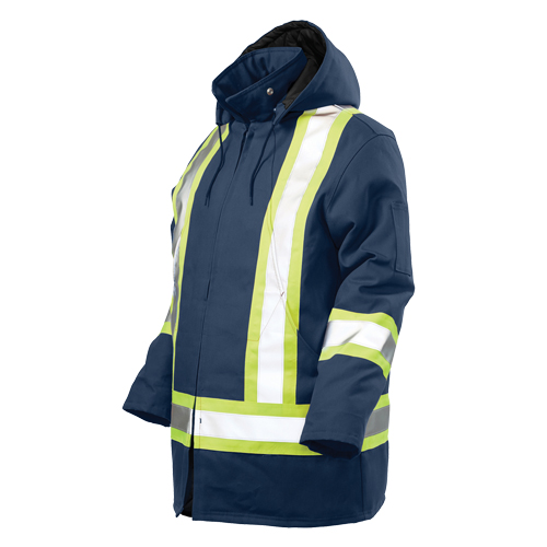 Safety Parka, Navy Blue, Large FMT Sales Ltd