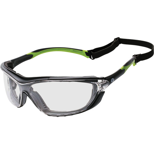 Lunettes de s&eacute;curit&eacute; Veratti Primo, Lentille Transparent, Antibu&eacute;e, ANSI Z87+/R&eacute;pond ou surpasse la norme CSA Z94.3 FMT Sales Ltd