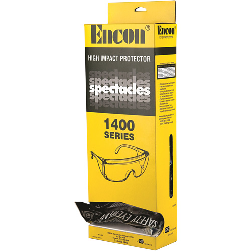 Veratti&reg; Tuff Spec&reg; 1400 Series Safety Glasses with Encon&reg; Dispenser Box, Clear Lens, ANSI Z87+/Meets/Exceeds CSA Z94.3 FMT Sales Ltd